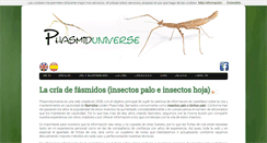 Desktop Screenshot of phasmiduniverse.com